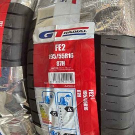 لاستیک جی تی رادیال 195/55/R16 مدل FE2 - یک عدد