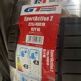 لاستیک جی تی رادیال 225/40/R18 مدل 92YXL-Sport Active2 - یک عدد