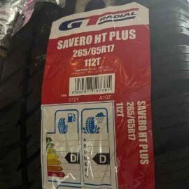 لاستیک جی تی رادیال 265/65/R17 مدل savero HT Plus- یک عدد