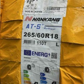 لاستیک نانکنگ 265/60/R18 مدل AT5- یک عدد